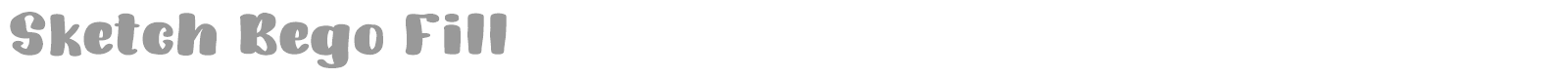 Sketch Bego font preview